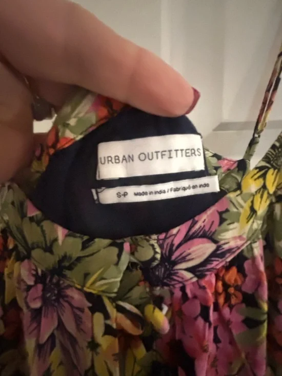 Urban Outfitters Pink, Yellow, Green Floral Sundress - Picture 3 of 6